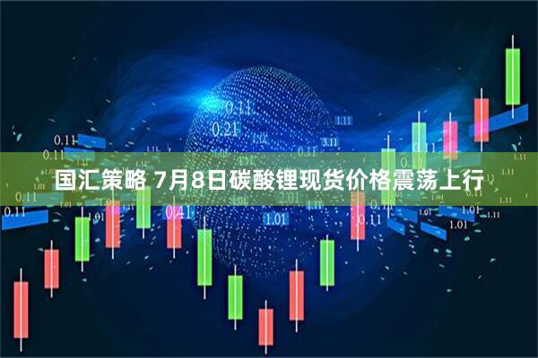 国汇策略 7月8日碳酸锂现货价格震荡上行