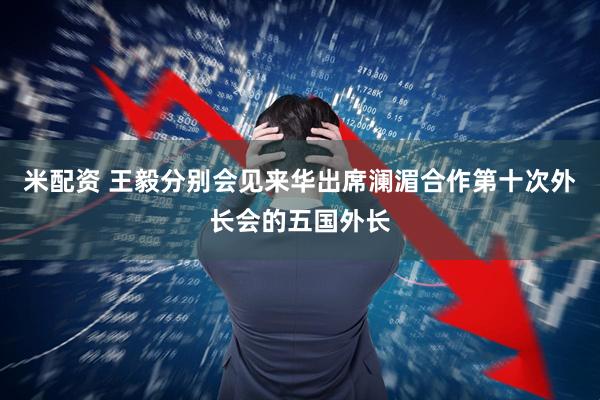 米配资 王毅分别会见来华出席澜湄合作第十次外长会的五国外长